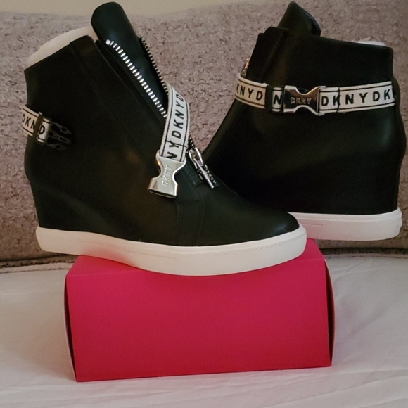 DKNY Wedge Sneakers